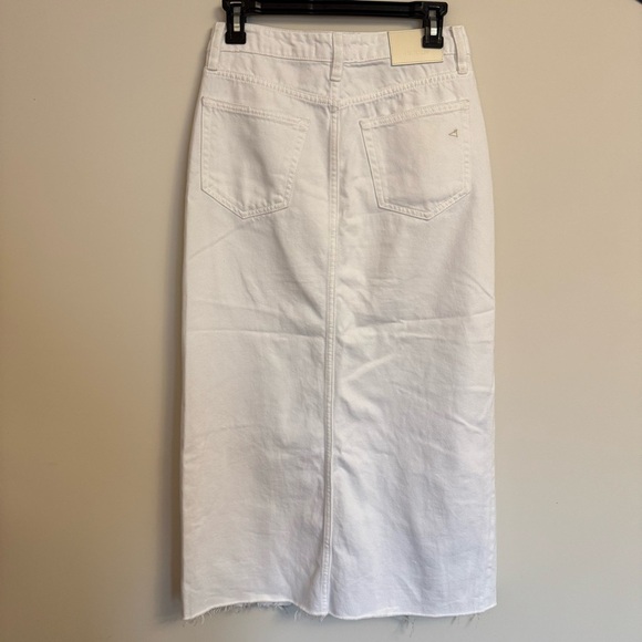 HIDDEN Peyton WHITE FRONT SLIT MIDI SKIRT - Women’s Large - Picture 8 of 14